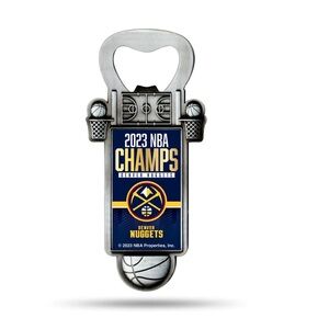 Licensed Denver Nuggets 2023 Championship Bottle Opener Magnet
